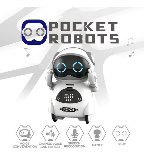 Robot Rc De Bolsillo Que Habla, Diálogo Interactivo Y Recono