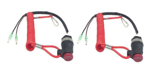 2x Motor Fuera De Borda De Vela Interruptor De Parada De