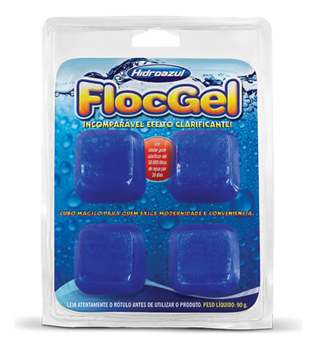 Flocgel Hidroazul De 4 Cubos - Gel Clarificante Para Piscina