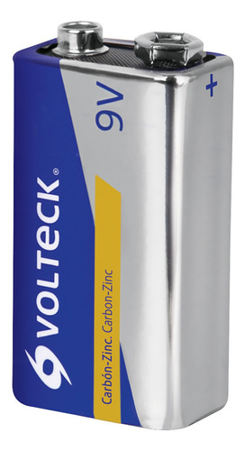 Pila Bateria Zinc-carbón 9 V En Blíster, Volteck