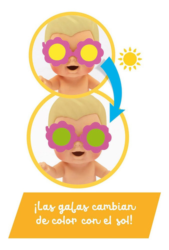 Muñeco Bebé Cicciobello Amicicci Figura Con Lentes 11cm