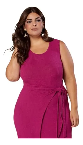 Vestidos plus best sale size para praia
