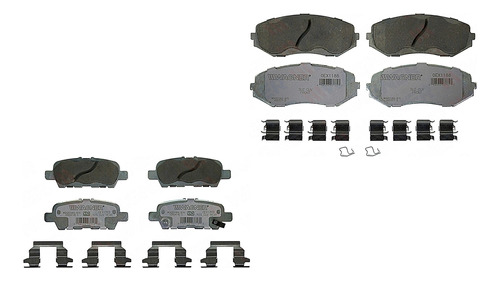 Jgo Balatas Oex Delanteras Y Traseras Grand Vitara 09/14