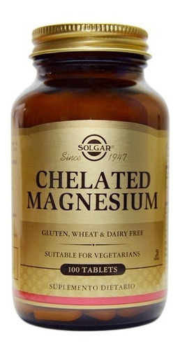 Chelated Magnesio 100tab Solgar