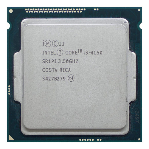 Imagen 1 de 2 de Procesador gamer Intel Core i3-4150 BX80646I34150 de 2 núcleos y  3.5GHz de frecuencia con gráfica integrada