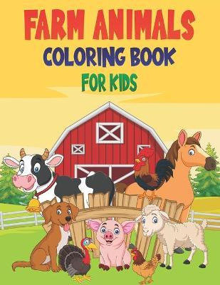 Libro Farm Animals Coloring Book For Kids : 50 Baby Farm ...