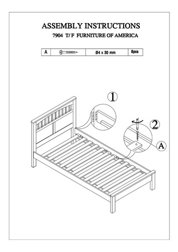 Imagen 4 de 4 de Cama Contemporánea De Madera, Individual ¡envio Gratis!