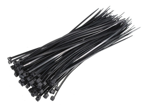 100 Cintillos Cables Organizador Bridas  Nylon Pc 2.5x200 Mm