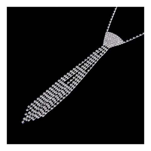 // Crystal Tassels Rhinestone Tie Collar Boda Nupcial