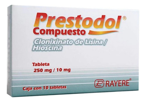Prestodol Compuesto Tabletas 250 Mg Con 10 Tabletas