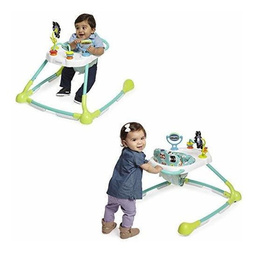 Kolcraft Tiny Steps Too 2-in-1 Infant & Baby Activity Walker