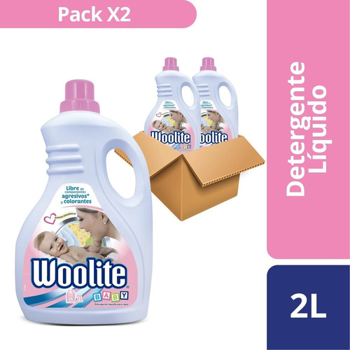Woolite Detergente Liquido Baby 2000ml - L a $39600