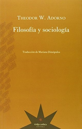 Filosofía Y Sociología (ensayo)