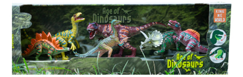 Dinosaurios De Juguete Con Movimiento Para Niños Kit Con 6 P