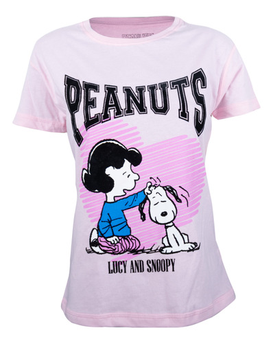 Playera Dama-snoopy Y Luci- American Level