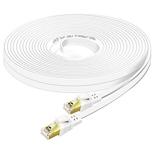 Cat8 Ethernet Cable 50ft, High Speed Outdoor&indoor Cat8 Lan
