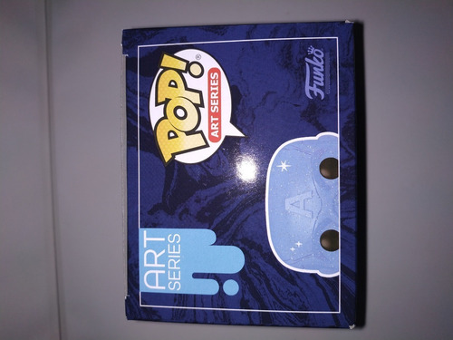 Funko Pop Art Series Infinity Saga Captain America 46 Blue (Usado)