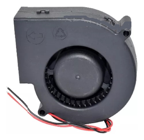 Cooler 12v 0,24a Turbina Bm6025-04w-b59 3 Fios 60x60x25mm