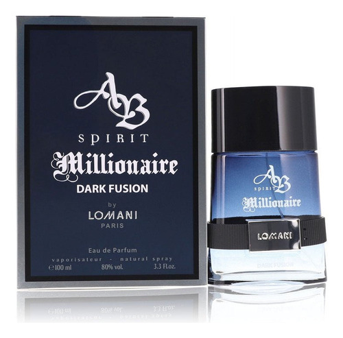 Set 2 Edp 3.3 Onzaas Spirit Millionaire Dark Fusion Por