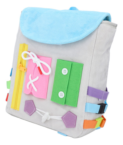 Mochila Para Niños Pequeños, Botones De Aprendizaje, Cordone