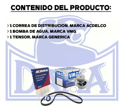 Kit Distribucion Chevrolet Corsa Agile Prisma Onix 1.4 8v