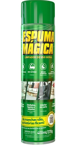 Espuma Mágica Para Limpeza Carro Moto Em Geral Proauto 400ml