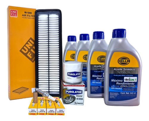 Kit Afinación Para Grand I10 1.2l 2023 Aceite 5w30 & Bujías!