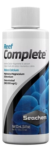 Reef Complete Seachem Calcium para acuarios marinos, 100 ml