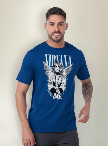 Playera Nirvana Diseño 152 Rock Grupos Musicales Beloma