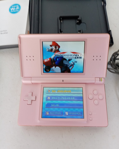 Nintendo Ds Lite Color Rosa Con Mario Kart Original Rosa (Usado)