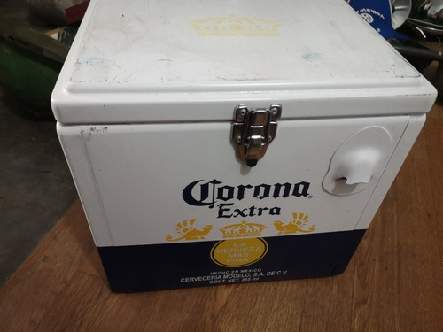 Jt Antiguo Cooler Corona Vintage Metal Decorativo 