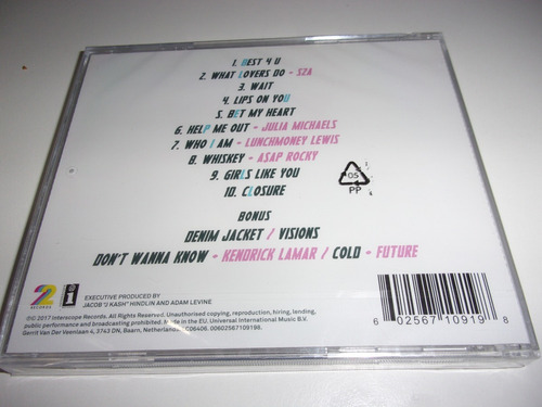 Cd Maroon 5 Red Pill Blues Nuevo Europe L51