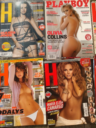 Lote De Colección Playboy Envío Gratis Playboy 10 Piezas (Usado)