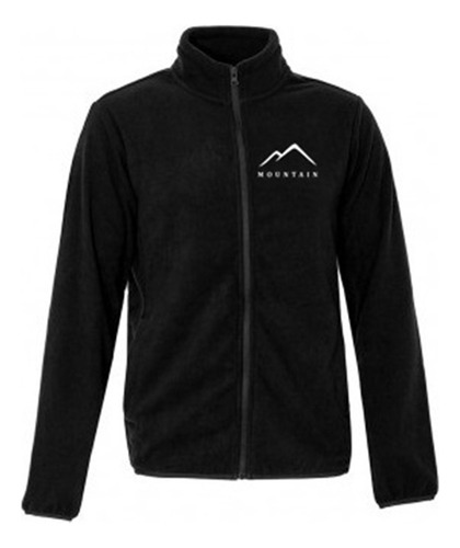 Campera De Polar Mountain Abrigada Cuello Alto