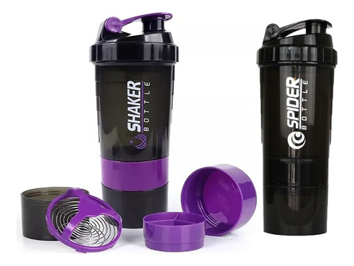 Vaso Mezclador Shaker Deportivo Proteina Suplemento Gym 2pz