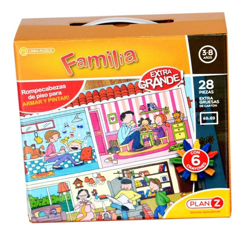 Imagen 5 de 10 de Rompecabezas Familia Puzzle 28 Piezas Infantil Niño