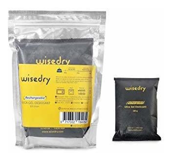 Wisedry 2 X 500 Gram [2,2 Libras] Recargable De Gel De Sílic