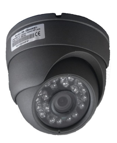 Cámara Tipo Domo Antivandálico 6mm 24 Led Cmos 800tvl