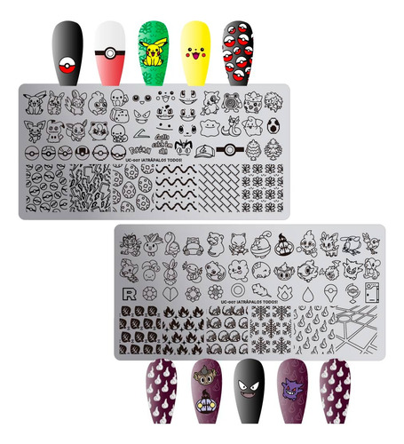 Placa Metálica Stamping Nail Art - Motivos A Elección