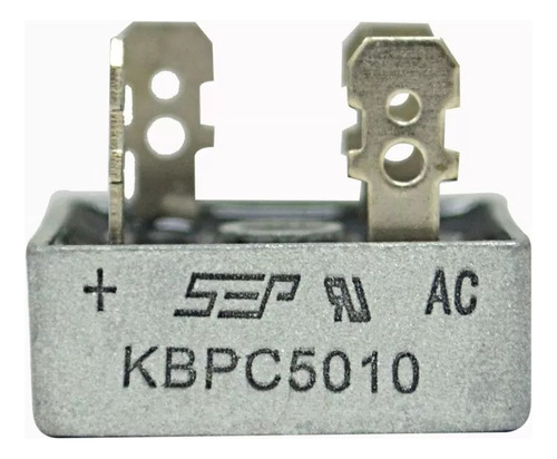 Imagen 1 de 3 de Puente De Diodos Rectificador 50a 1000v Kbpc5010 Kbpc 5010