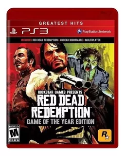Red Dead Redemption Goty Ps3 Mídia Física Seminovo Original