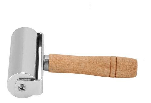Rodillo De Cuero Hecho A Mano Con Mango De Madera Laminado D
