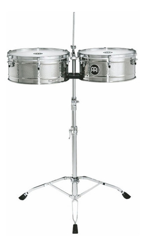 Timbales Black Nickel 14 Y 15 Meinl Mt1415bn + Garantia