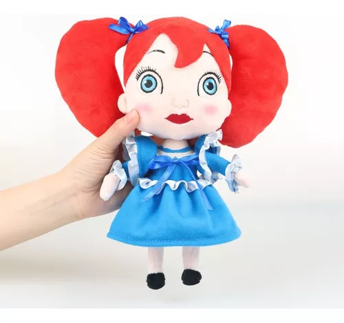 Poppy Playtime Jogo Boneco Pelúcia Huggy Wuggy Azul Escuro em