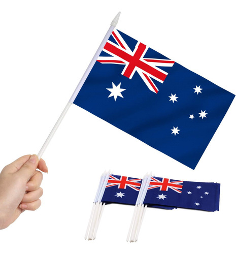 Anley Australia Mini Flag 12 Pack - Banderas En Miniatura...