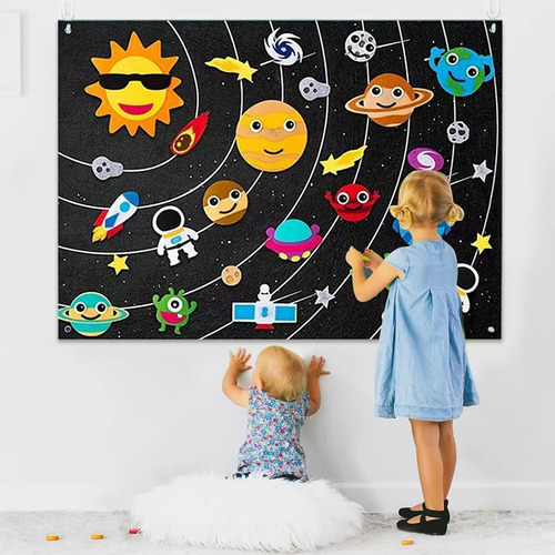 Tablero De Fieltro Para Niños Tablero De Fieltro Para Enseña
