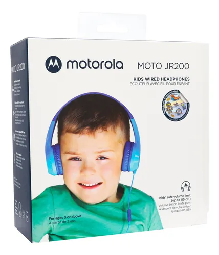 Audifono Para Niño Motorola Jr 200 Con Cable Manos Libres