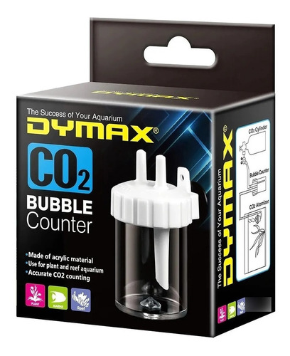 Cuenta Burbujas Contador De Co2 Dymax Acuarios Plantados