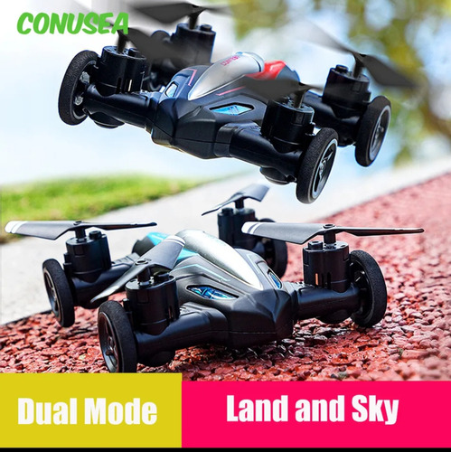 Dron Carro, Control Remoto Jjrc Land-air Mini Drone Pladron 