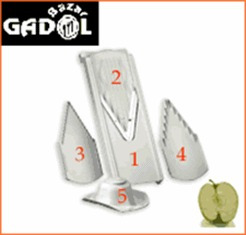 Imagen 8 de 10 de Mandolina Cortador De Frutas Y Verduras Borner Original V3